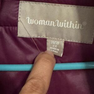 Woman Within winter coat